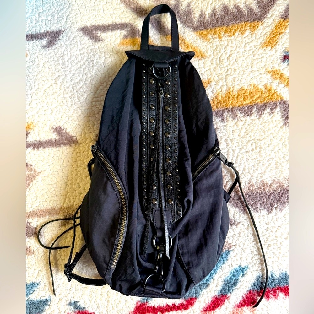 SOLDRebecca MINKOFF nylon studded beaded backpack